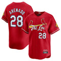 Ndoa St. Louis Cardinals #28 Nolan Arenado Player Red City Connect Limited Stitched Jerseys