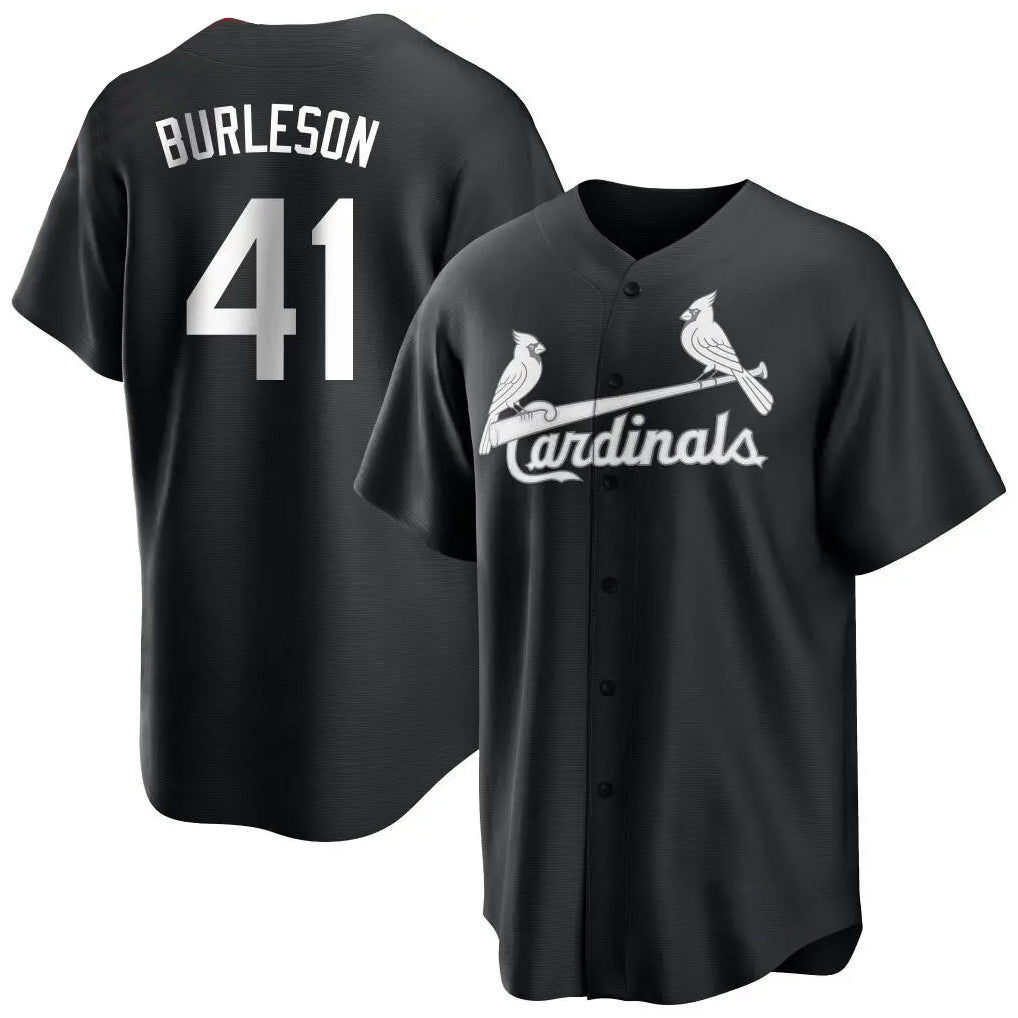Ndoa St. Louis Cardinals #41 Alec Burlesona Player Black City Connect Home Limited Stitched Jerseys