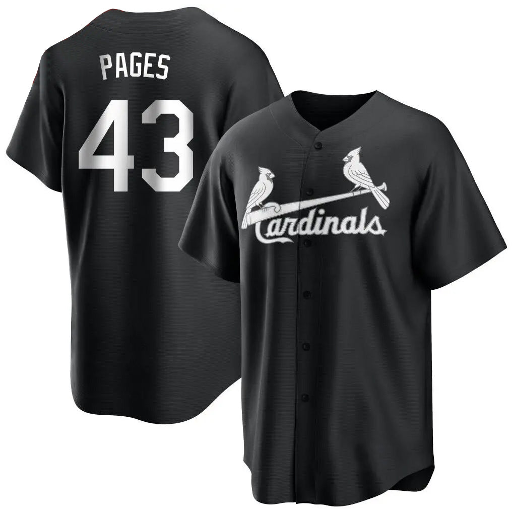 Ndoa St. Louis Cardinals #43 Pedro Pages Player Black City Connect Home Limited Stitched Jerseys
