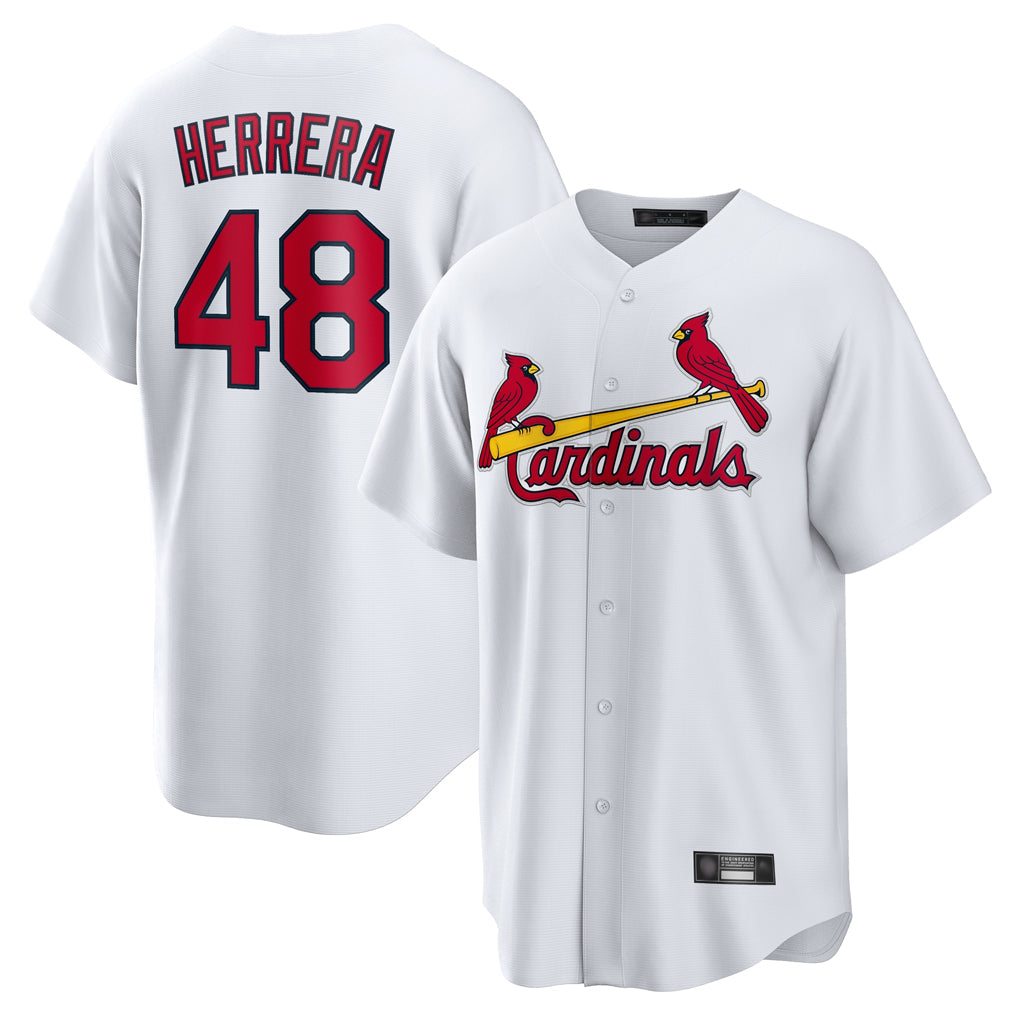 Ndoa St. Louis Cardinals #48 Ivan Herrera Player White Home Game Stitched Jerseys