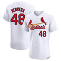 Ndoa St. Louis Cardinals #48 Ivan Herrera Player White Home Limited Elite Stitched Jerseys