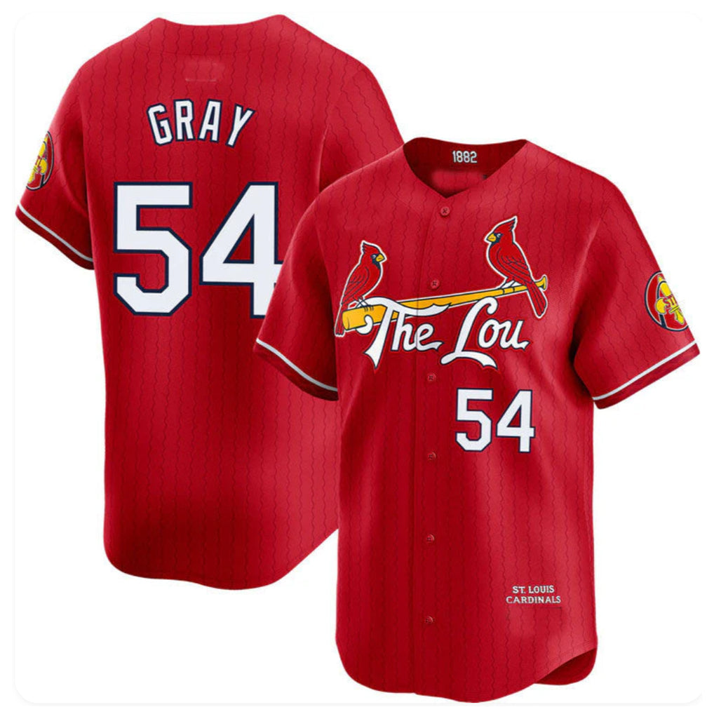 Ndoa St. Louis Cardinals #54 Sonny Gray Player Red City Connect Limited Stitched Jerseys