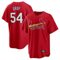 Ndoa St. Louis Cardinals #54 Sonny Gray Player Red Home Game Stitched Jerseys