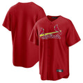 Ndoa St. Louis Cardinals Blank Player Red Home Game Stitched Jerseys