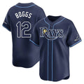 Ndoa TB.Rays #12 Wade Boggs Player Navy Home Limited Stitched Jerseys