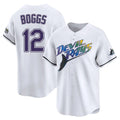 Ndoa TB.Rays #12 Wade Boggs Player White City Connect Home Stitched Jerseys