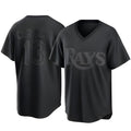 Ndoa TB.Rays #13 Junior Caminero Player Black Home Game Stitched Jerseys