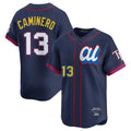 Ndoa TB.Rays #13 Junior Caminero Player Navy All-star Limited Stitched Jersey