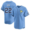 Ndoa TB.Rays #22 Griffin Jax Player Light Blue Home Limited Stitched Jerseys