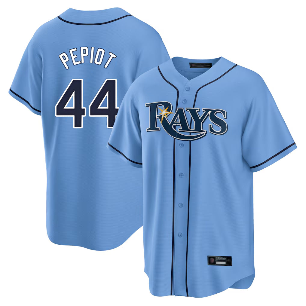 Ndoa TB.Rays #44 Ryan Pepiot Player Light Blue Home Limited Stitched Jerseys
