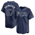 Ndoa TB.Rays #57 Drew Rasmussen Player Navy Home Limited Stitched Jerseys