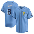 Ndoa TB.Rays #8 Brandon Lowe Player Light Blue Home Limited Stitched Jerseys