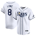 Ndoa TB.Rays #8 Brandon Lowe Player White Home Limited Stitched Jerseys