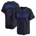 Ndoa T.Blue Jays #0 Andres Gimenez Player Black City Connect Limited Stitched Jerseys