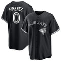 Ndoa T.Blue Jays #0 Andres Gimenez Player Black Home Game Stitched Jerseys