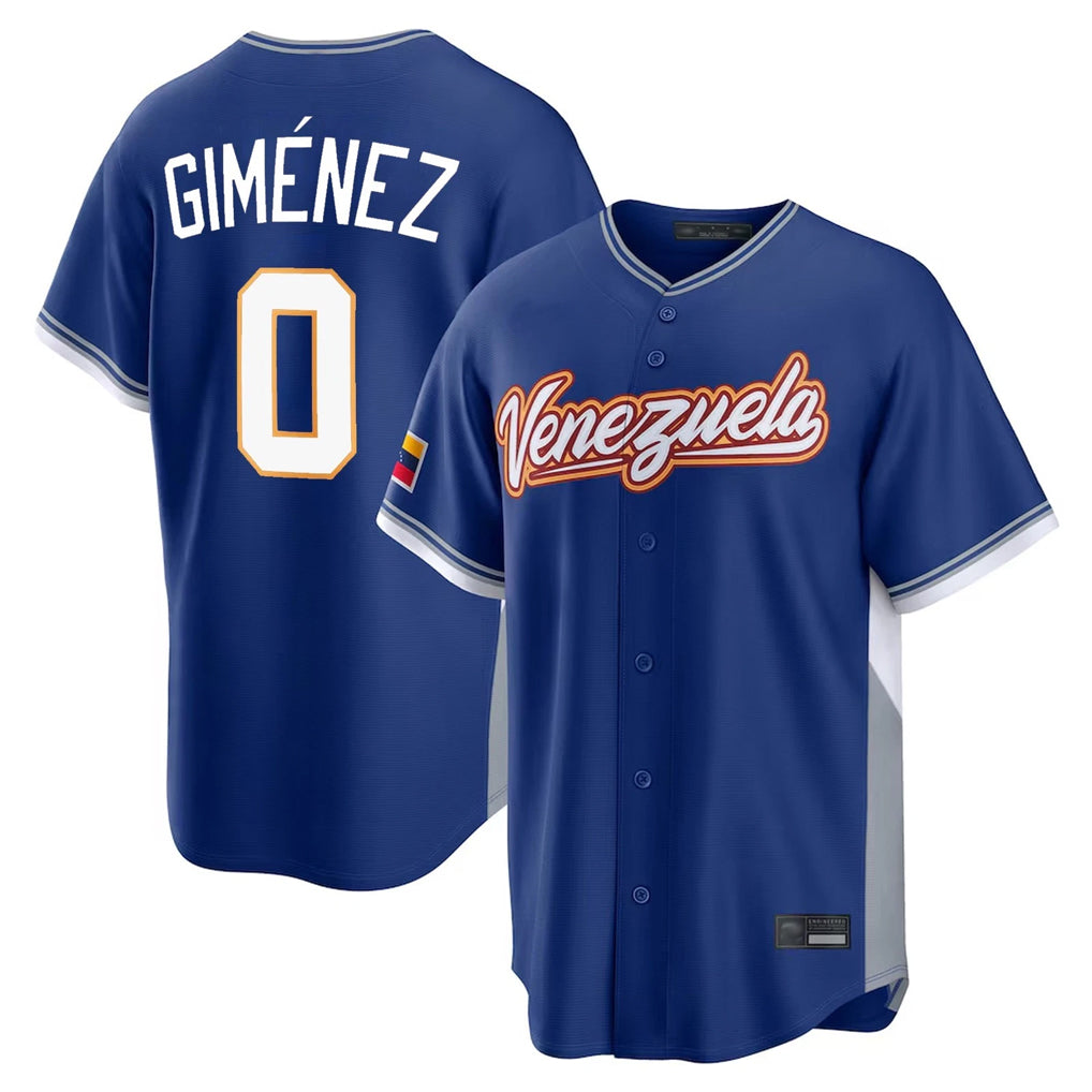 Ndoa T.Blue Jays #0 Andres Gimenez Player Royal 2026 World Series Classic Limited Stitched Jerseys