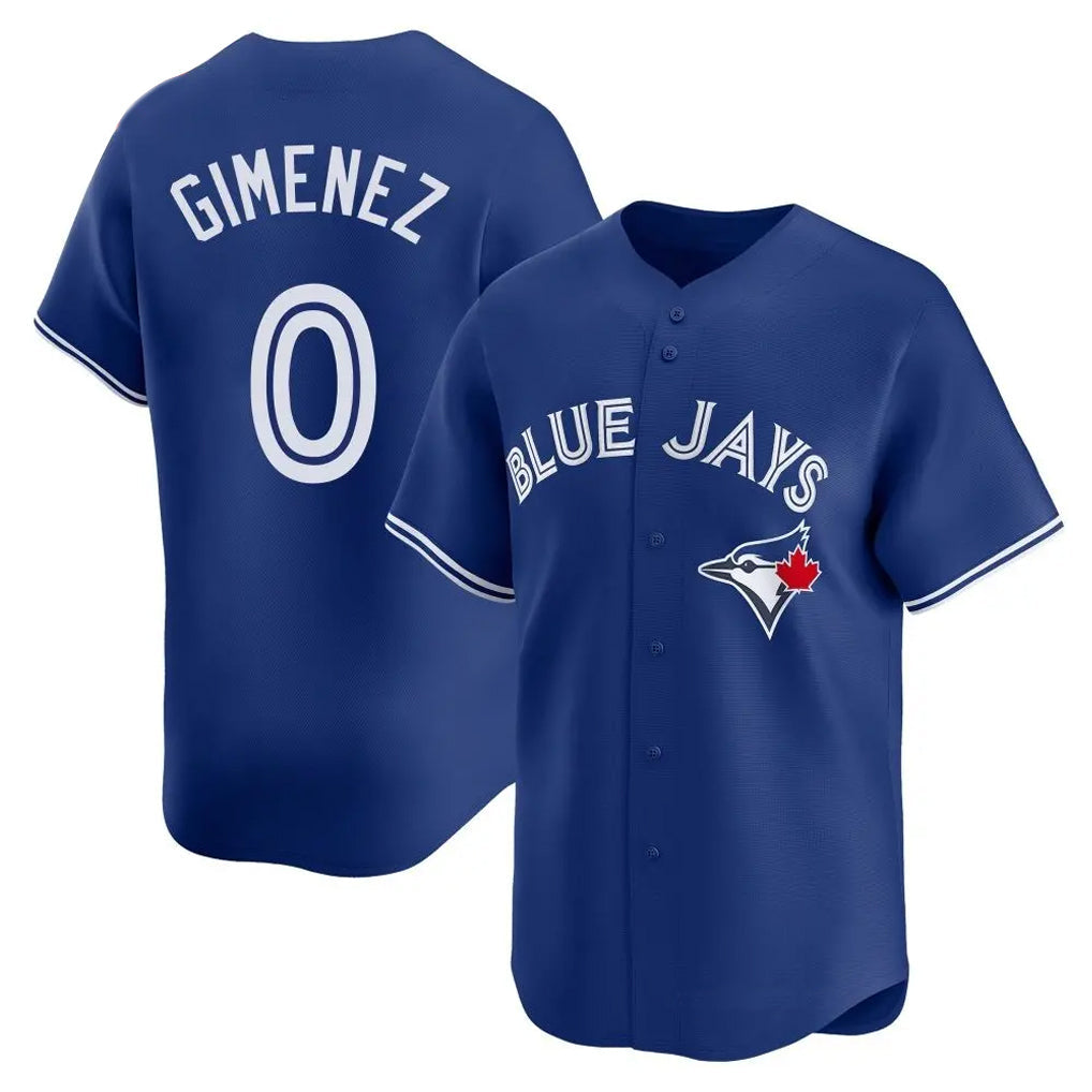 Ndoa T.Blue Jays #0 Andres Gimenez Player Royal Home Game Stitched Jerseys