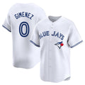 Ndoa T.Blue Jays #0 Andres Gimenez Player White Home Limited Stitched Jerseys
