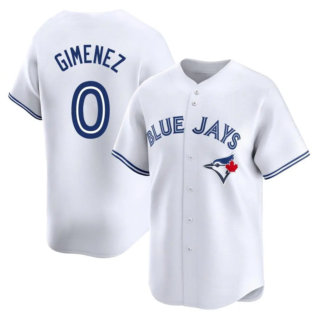 Ndoa T.Blue Jays #0 Andres Gimenez Player White Home Limited Stitched Jerseys