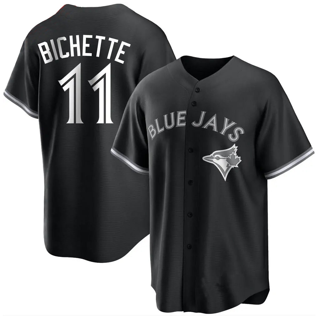 Ndoa T.Blue Jays #11 Bo Bichette Player Black Home Game Stitched Jerseys