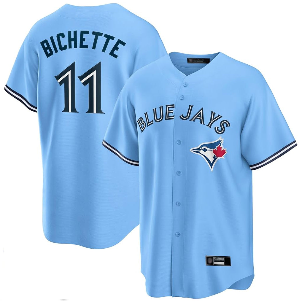 Ndoa T.Blue Jays #11 Bo Bichette Player Blue Home Limited Stitched Jerseys