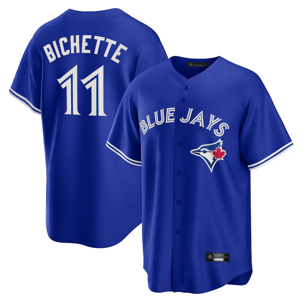 Ndoa T.Blue Jays #11 Bo Bichette Player Blue Rush Limited Stitched Jerseys
