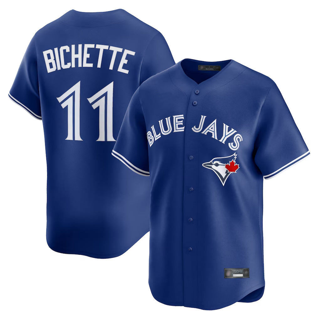Ndoa T.Blue Jays #11 Bo Bichette Player Royal Limited Home Stitched Jerseys