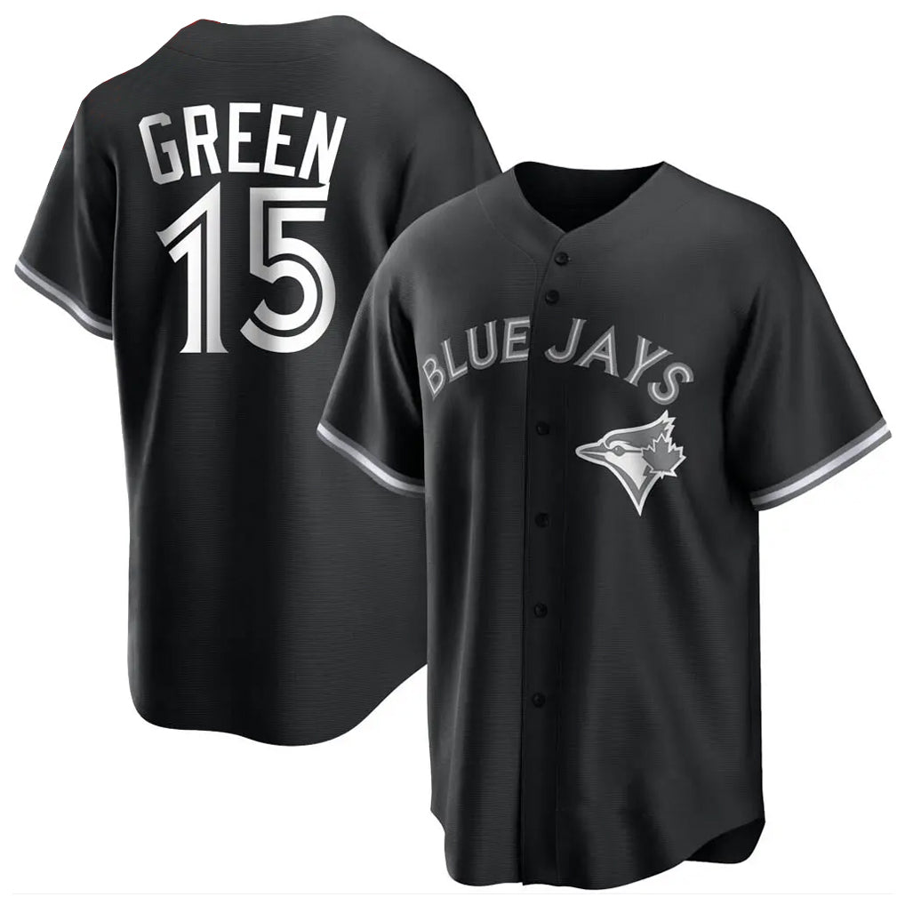 Ndoa T.Blue Jays #15 Chad Green Player Black City Connect Limited Stitched Jerseys