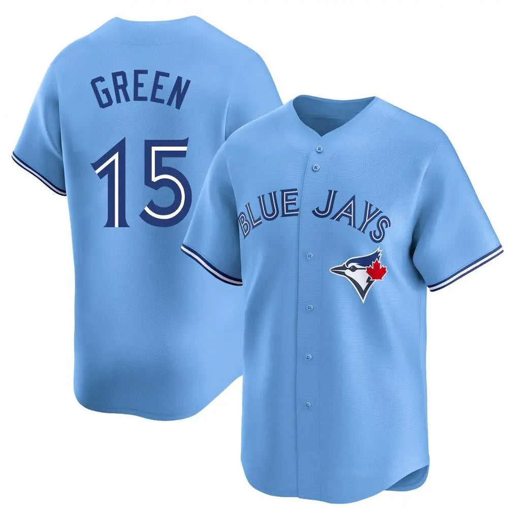 Ndoa T.Blue Jays #15 Chad Green Player Blue Home Limited Stitched Jerseys