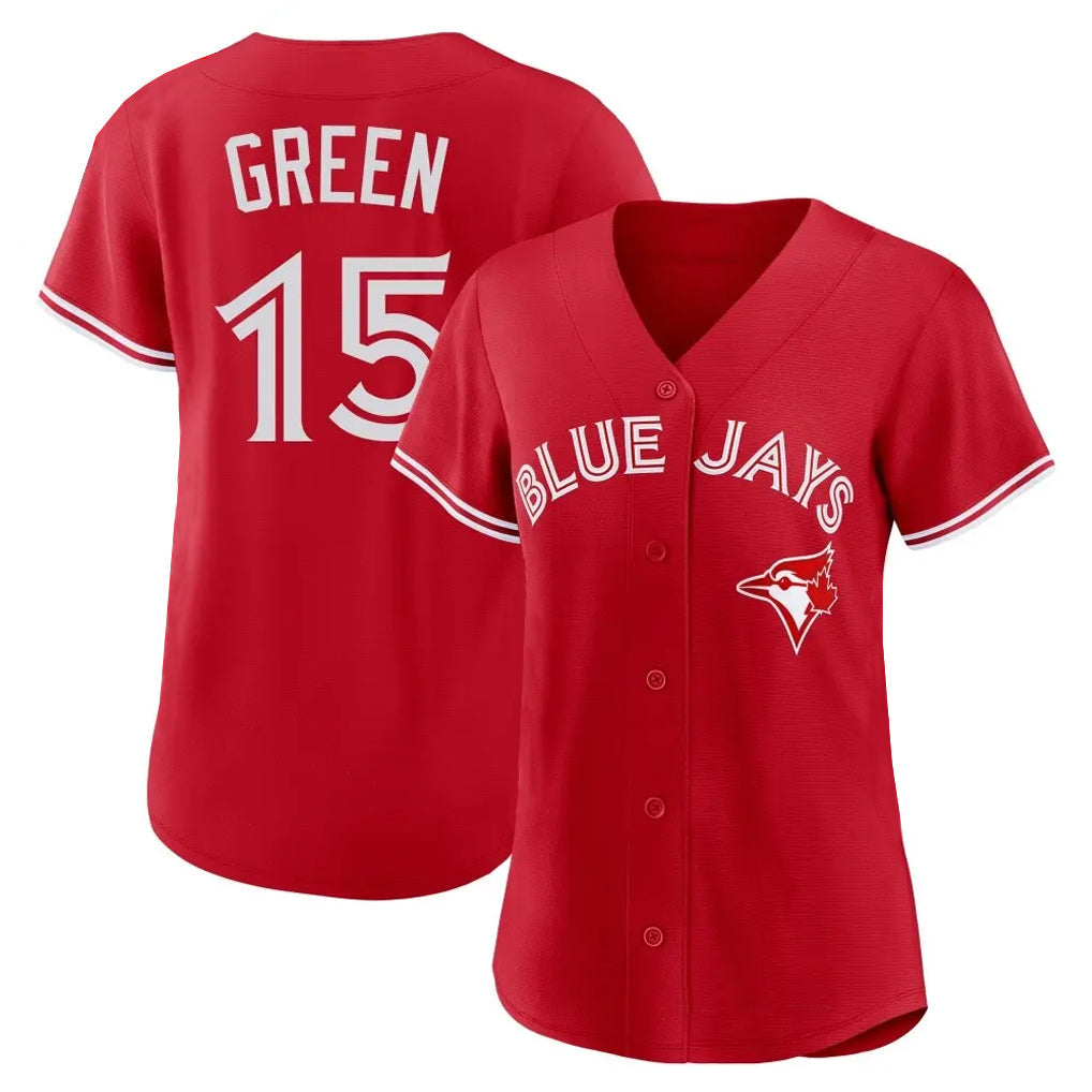 Ndoa T.Blue Jays #15 Chad Green Player Red Home Limited Stitched Jerseys