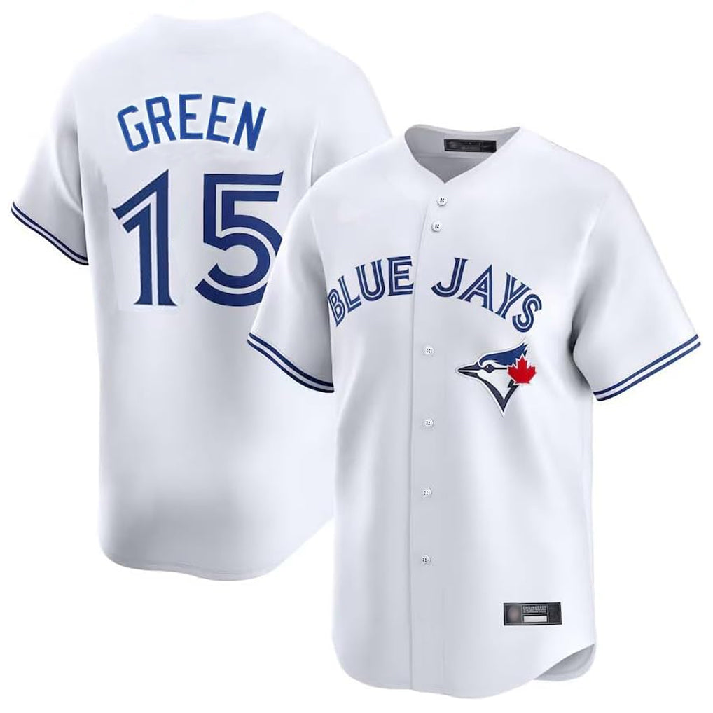 Ndoa T.Blue Jays #15 Chad Green Player White Home Limited Stitched Jerseys