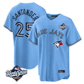 Ndoa T.Blue Jays #25 Anthony Santander Player Blue 2025 World Series Home Limited Stitched Jerseys