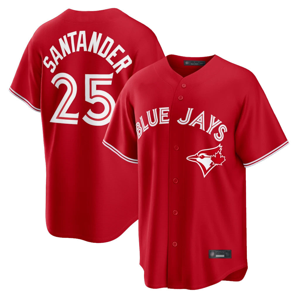 Ndoa T.Blue Jays #25 Anthony Santander Player Red Home Limited Stitched Jerseys