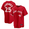 Ndoa T.Blue Jays #25 Anthony Santander Player Red Home Limited Stitched Jerseys