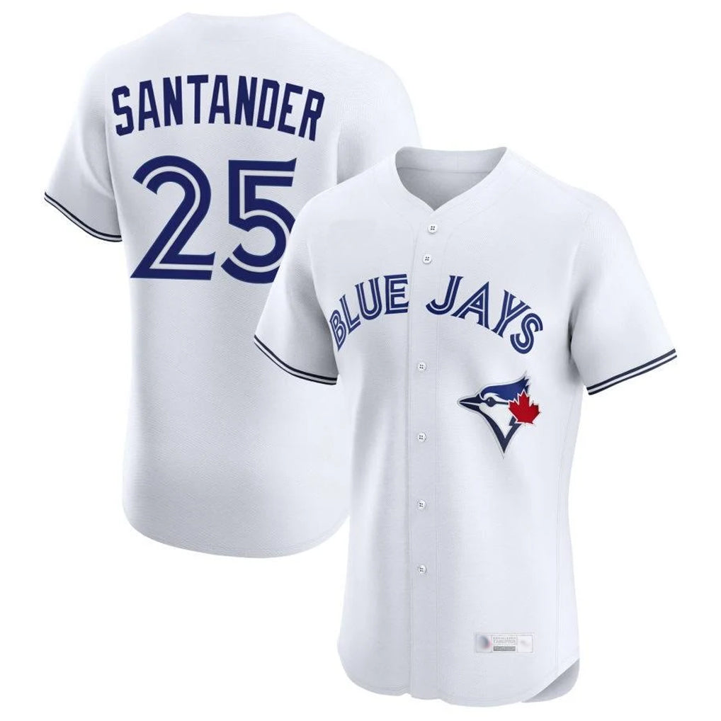 Ndoa T.Blue Jays #25 Anthony Santander Player White Elite Limited Home Stitched Jerseys