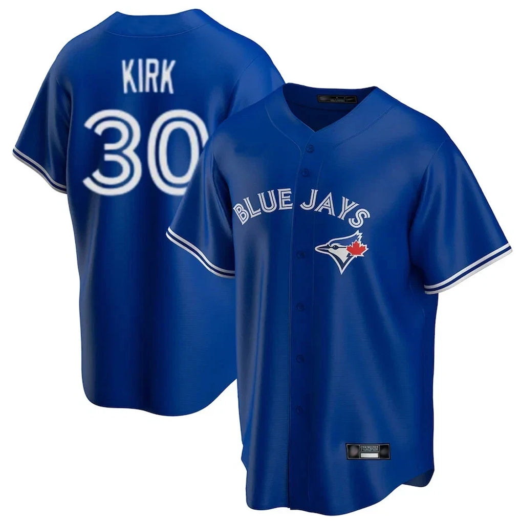 Ndoa T.Blue Jays #30 Alejandro Kirk Player Royal Game Stitched Jerseys
