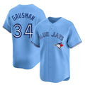 Ndoa T.Blue Jays #34 Kevin Gausman Player Blue Home Limited Stitched Jerseys