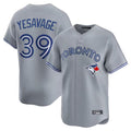 Ndoa T.Blue Jays #39 Trey Yesavage Player Gray Home Limited Stitched Jerseys