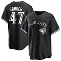 Ndoa T.Blue Jays #47 Addison Barger Player Black City Connect Limited Stitched Jerseys