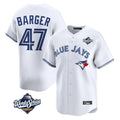 Ndoa T.Blue Jays #47 Addison Barger Player White 2025 World Series Limited Stitched Jerseys