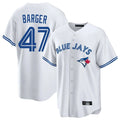 Ndoa T.Blue Jays #47 Addison Barger Player White Home Stitched Jerseys