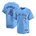 Ndoa T.Blue Jays #4 George Springer Player Blue Home Game Stitched Jerseys