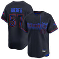 Ndoa T.Blue Jays #57 Shane Bieber Player Black City Connect Limited Home Stitched Jerseys