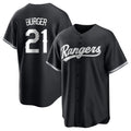 Ndoa T.Rangers #21 Jake Burger Player Black Home Limited Stitched Jerseys
