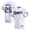 Ndoa T.Rangers #25 Buddy Bell Player White Home Limited Stitched Jerseys