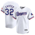 Ndoa T.Rangers #32 Evan Carter Player White Home Limited Stitched Jerseys