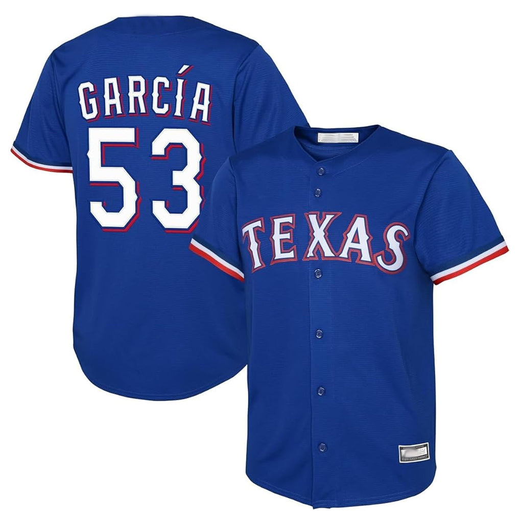 Ndoa T.Rangers #53 Adolis Garcia Player Royal Home Limited Stitched Jerseys
