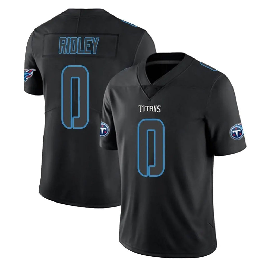 Ndoa T.Titans #0 Calvin Ridley Player Black Impact Limited Home Game Stitched Jerseys