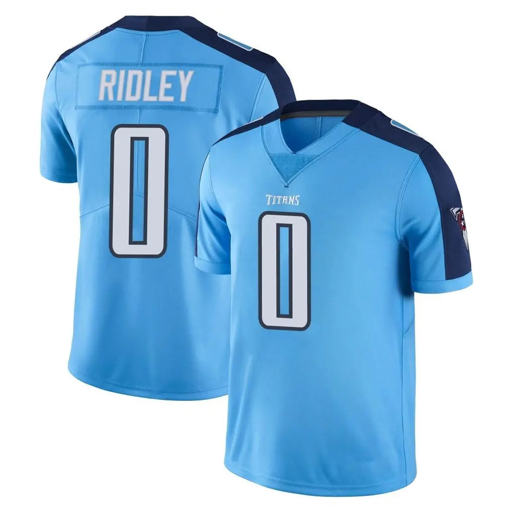 Ndoa T.Titans #0 Calvin Ridley Player Light Blue Limited Color Rush Home Game Stitched Jerseys