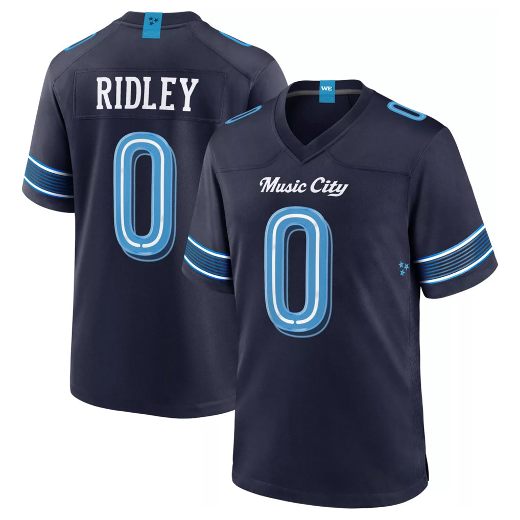 Ndoa T.Titans #0 Calvin Ridley Player Navy 2026 Rivalries Collection Home Game Stitched Jerseys